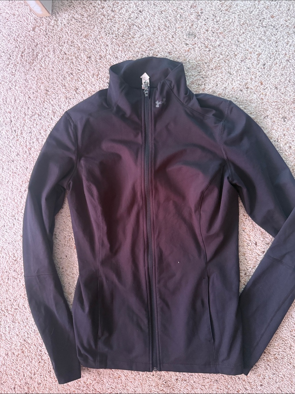 Under Armour Women's Black Zip-Up Training Jacket